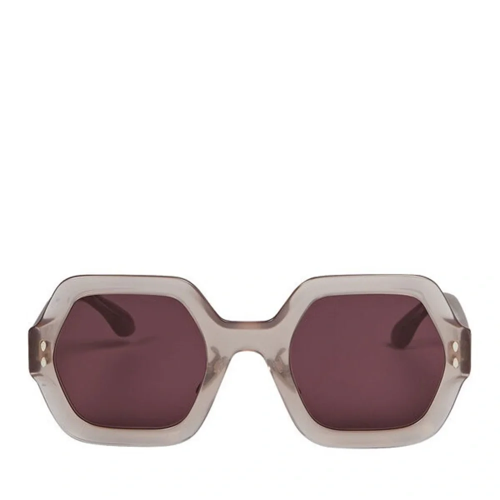 Isabel Marant Oversized Hexagonal Sunglasses in Pink - Picture 2 of 3